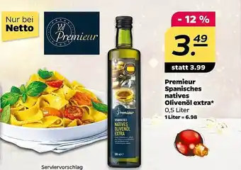 NETTO Premieur spanisches natives olivenöl extra Angebot