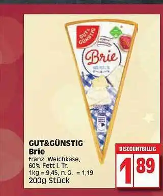 Edeka Gut & günstig berle Angebot