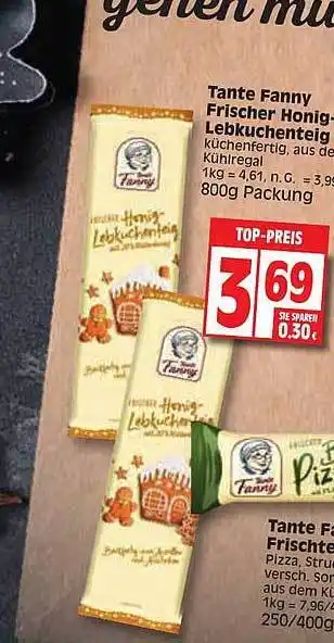 Edeka Tante fanny frischer honig lebkuchenteig Angebot