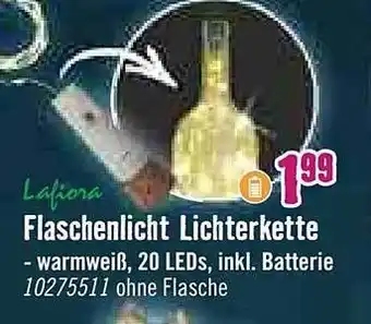 Hornbach Lafiora flaschenlicht lichterkette Angebot