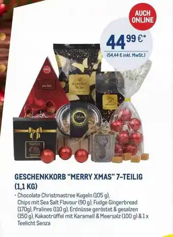 METRO Geschenkkorb „merry xmas“ 7tlg Angebot