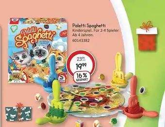 Vedes Paletti spaghetti kinderspiel Angebot