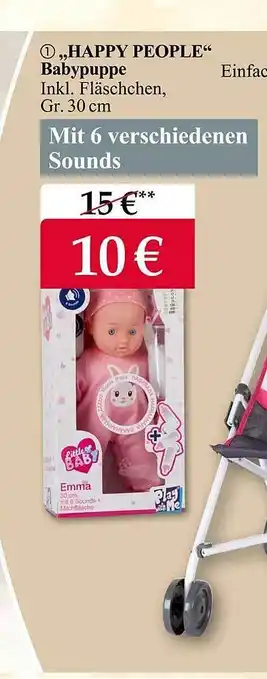 Woolworth „happy people“ babypuppe Angebot