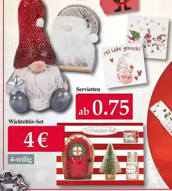 Woolworth Servietten oder wichteltür-set Angebot