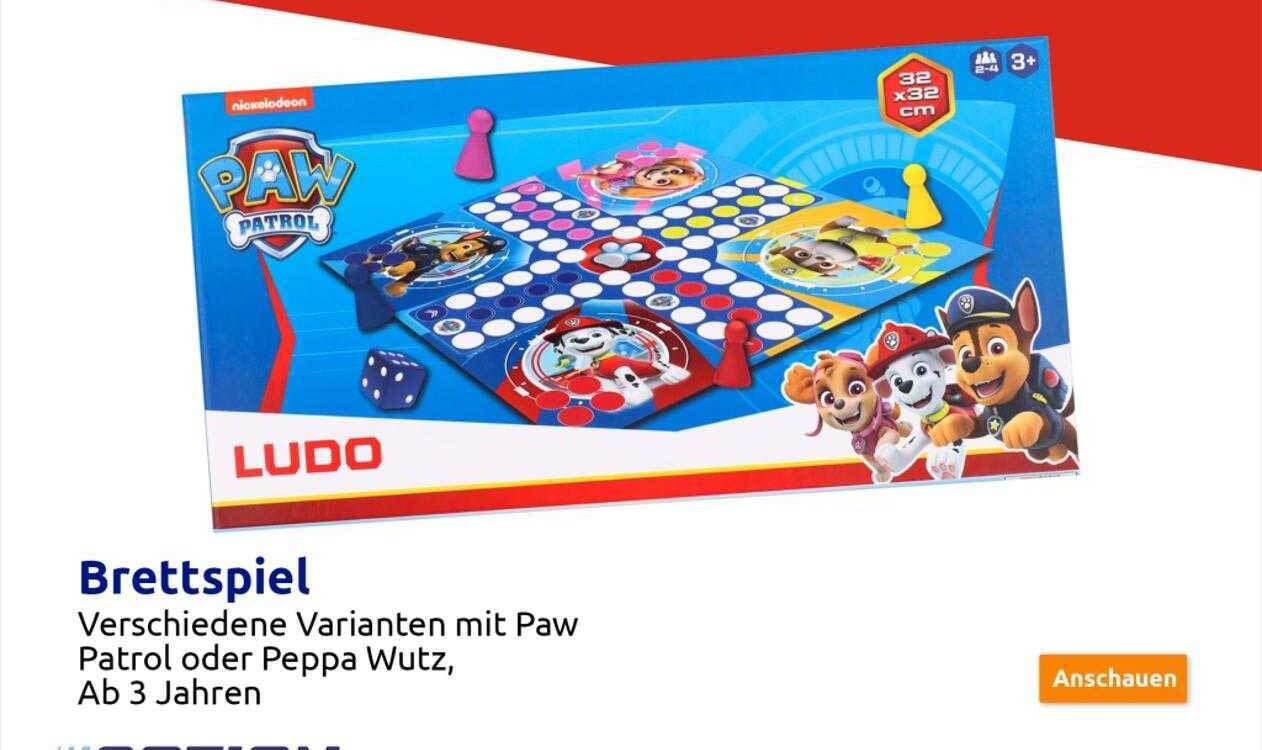 Paw patrol brettspiel Angebot bei Action