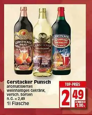 Elli Markt Gerstacker punsch Angebot