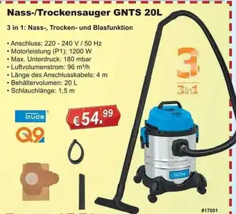 Stabilo Fachmarkt Nass- trockensauger gnts 20l güde Angebot