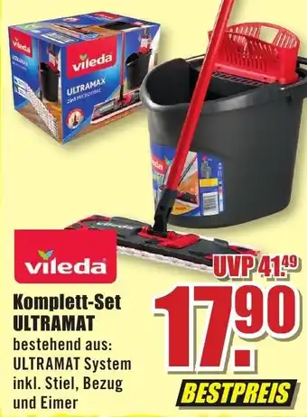 B1 Discount Baumarkt Vileda Komplett Set Ultramat Angebot