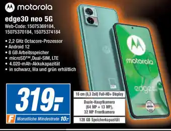 Expert Motorola edge30 neo 5G Angebot