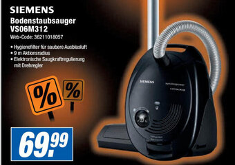 Expert Siemens Bodenstaubsauger VS06M312 Angebot