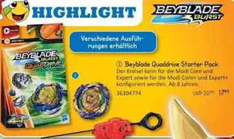 Vedes Beyblade Quaddrive Starter Pack Angebot