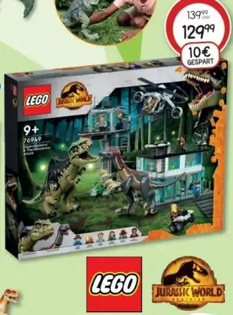 Vedes Lego 76949 Giganotosaurus & Therizinosaurus Angriff Angebot