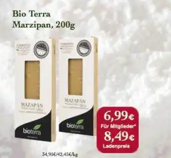 LPG Biomarkt Bio terra marzipan Angebot