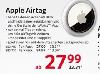 Selgros Apple AirTag Angebot