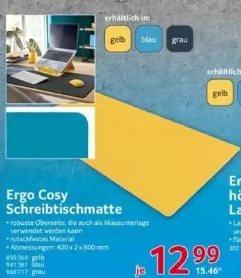 Selgros Leitz Ergo Cosy Schreibtischmatte Angebot