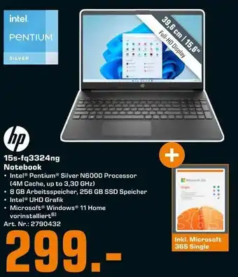 Saturn hp 15s-fq3324ng Notebook Angebot