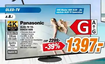 Expert Panasonic OLED TV TX 55HZX1509 Angebot