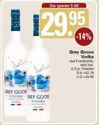 WEZ Grey Goose Vodka 0,7Ltr. Flasche Angebot