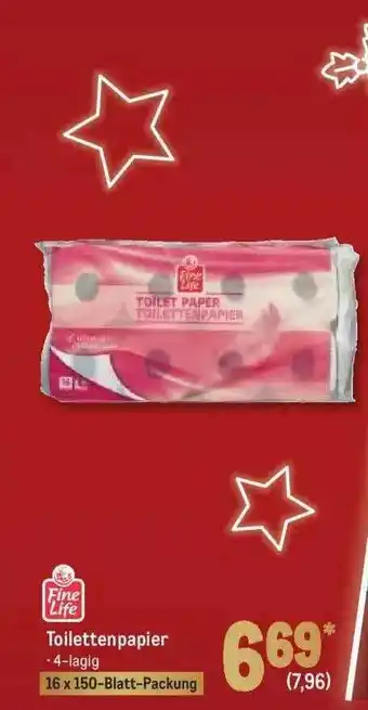 METRO Fine life toilettenpapier Angebot