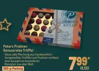 METRO Peters pralinen genussreise trüffel Angebot