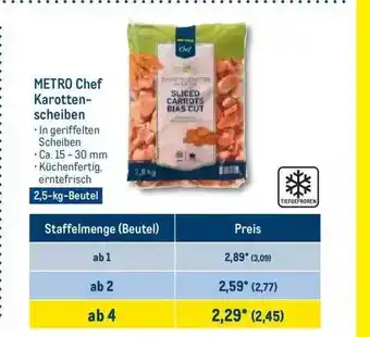 METRO Metro chef karotten-scheiben Angebot