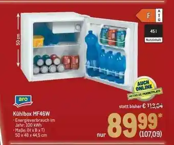 METRO Aro kühlbox mf46w Angebot