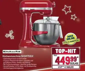 METRO Kitchenaid küchenmaschine 5ksm7591x Angebot