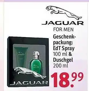 Rossmann Jaguar geschenkpackung: edt spray & duschgel Angebot