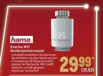 METRO Hama smartes wifi heizkörperthermostat Angebot