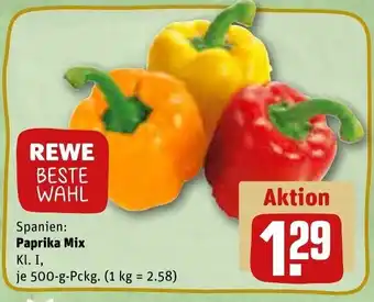 REWE Paprika Mix 500 g Pckg. Angebot