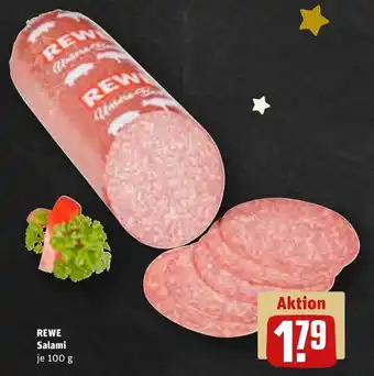 REWE REWE Salami 100 g Angebot