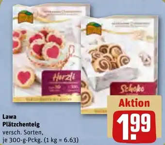 REWE Lawa Plätzchenteig 300 g Pckg. Angebot