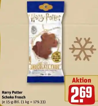 REWE Harry Potter Schoko Frosch 15 g Btl. Angebot