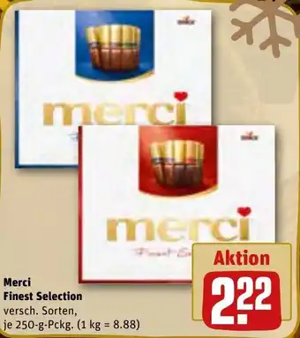 REWE Merci Finest Selection 250 g Pckg. Angebot