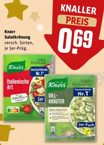 REWE Knorr Salatkrönung 5er Pckg. Angebot