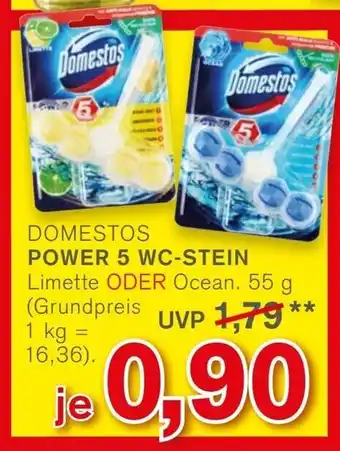 KODi Domestos Power 5 WC-Steine 53/55g Angebot