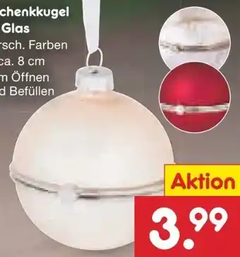 Netto Marken-Discount Geschenkkugeln Angebot