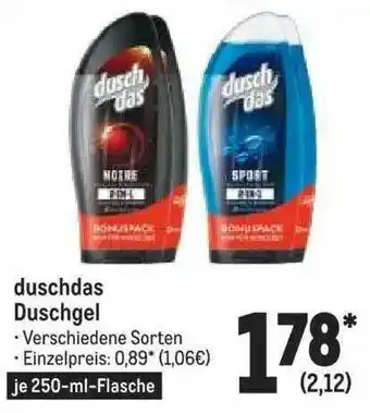 METRO Duschdas duschgel Angebot