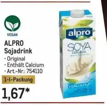 METRO Alpro sojadrink Angebot