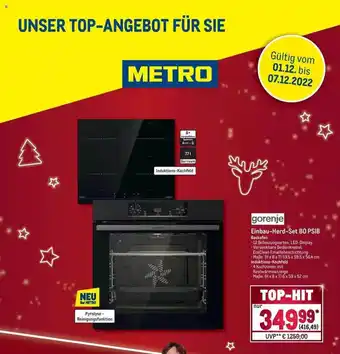 METRO Gorenje einbau-herd-set b0 psib Angebot