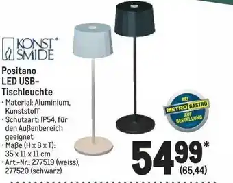 METRO Konst smide positano led usb-tischleuchte Angebot