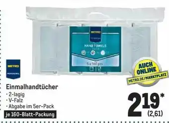 METRO Metro professional einmalhandtücher Angebot