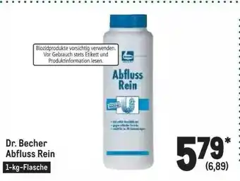 METRO Dr. becher abfluss rein Angebot