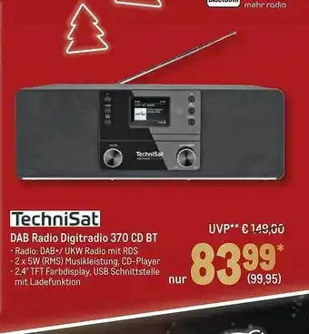 METRO Technisat dab radio digitradio 370 cd bt Angebot