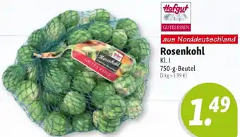 Nah & Frisch Hofgut Rosenkohl 750 g Beutel Angebot