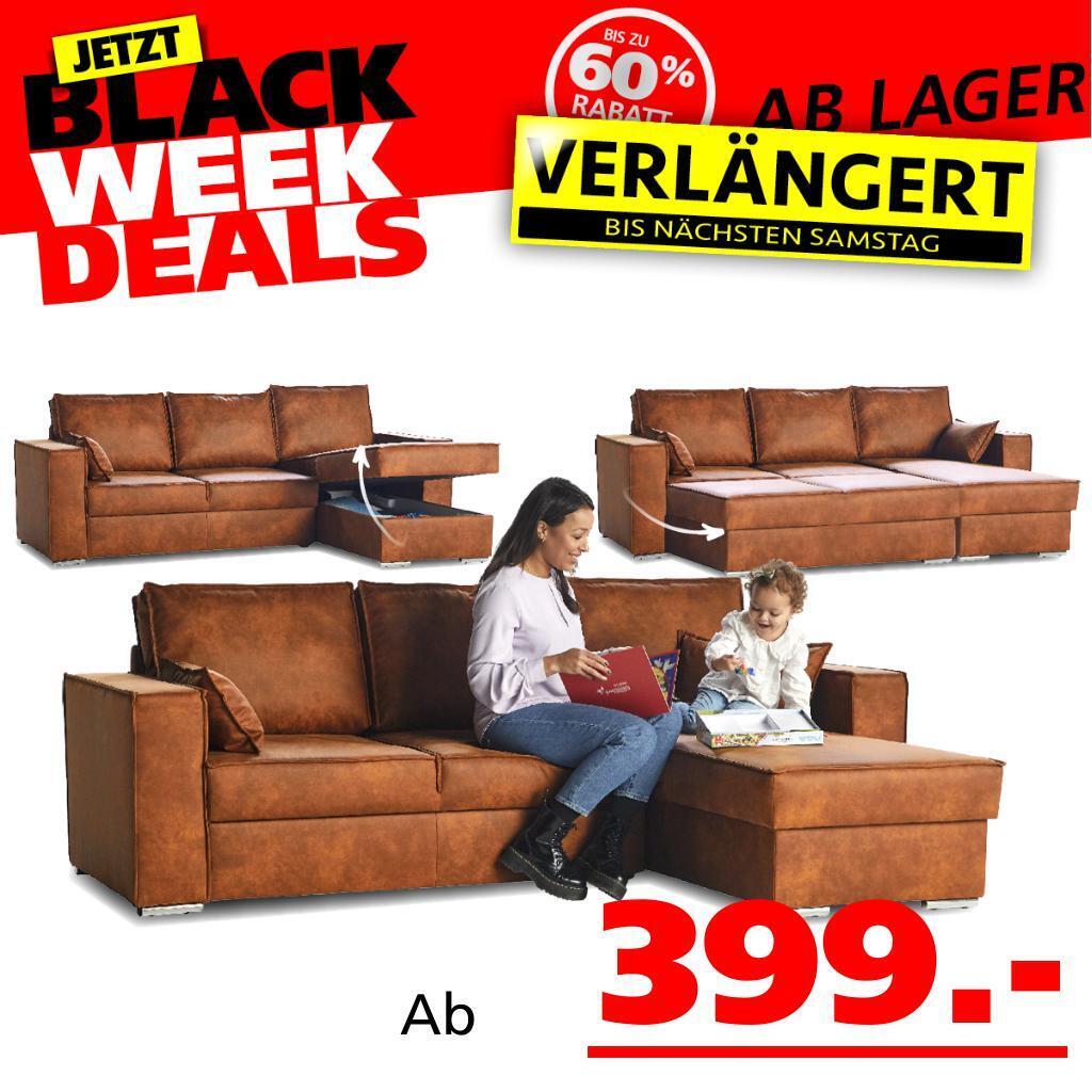 Seats and sofas vince schlafsofa, ecksofa Angebot bei Seats and Sofas