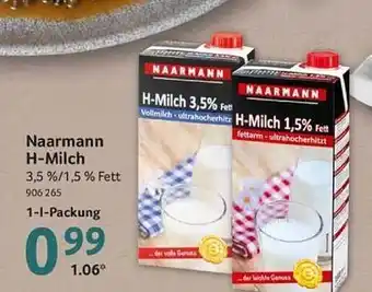 Selgros Naarmann h-milch Angebot