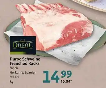 Selgros Duroc schweine frenched racks Angebot