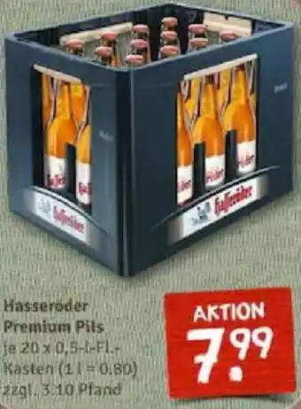 nahkauf Hasseröder Premium Pils 20x0,5 L-Fl. Angebot