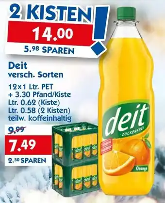 Hol'ab Getränkemarkt Deit 12x1 Ltr. Angebot